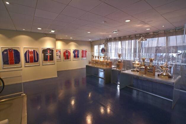 PARIS, FRANCE: VIEW OF THE TROPHEE ROOM OF THE STADIUM CALLED PARC DES PRINCES IN PARIS, 29 12 2013 KatusicxRudi  xBELGAIMAGE-92986154x