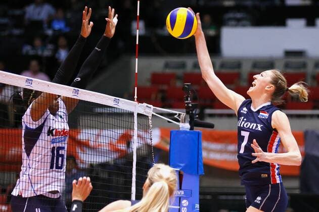 Quinta Steenbergen (NED), MAY 20, 2016 - Volleyball : Women s Volleyball World Final Qualification for the Rio de Janeiro Olympics 2016 match between Netherlands 3-0 Italy at Tokyo Metropolitan Gymnasium, Tokyo, Japan. Noxthirdxpartyxsales  (ipha022020)