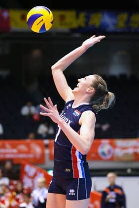 Quinta Steenbergen (NED), MAY 20, 2016 - Volleyball : Women s Volleyball World Final Qualification for the Rio de Janeiro Olympics 2016 match between Netherlands 3-0 Italy at Tokyo Metropolitan Gymnasium, Tokyo, Japan. Noxthirdxpartyxsales  (ipha022023)