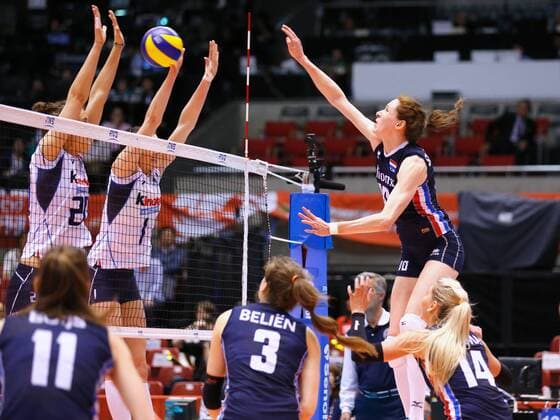 Quinta Steenbergen (NED), MAY 20, 2016 - Volleyball : Women s Volleyball World Final Qualification for the Rio de Janeiro Olympics 2016 match between Netherlands 3-0 Italy at Tokyo Metropolitan Gymnasium, Tokyo, Japan. Noxthirdxpartyxsales  (ipha022028)