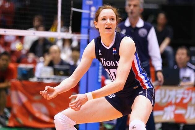 Lonneke Sloetjes (NED), MAY 20, 2016 - Volleyball : Women s Volleyball World Final Qualification for the Rio de Janeiro Olympics 2016 match between Netherlands 3-0 Italy at Tokyo Metropolitan Gymnasium, Tokyo, Japan. Noxthirdxpartyxsales  (ipha022030)