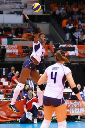 Paola Egonu (ITA), MAY 20, 2016 - Volleyball : Women s Volleyball World Final Qualification for the Rio de Janeiro Olympics 2016 match between Netherlands 3-0 Italy at Tokyo Metropolitan Gymnasium, Tokyo, Japan. Noxthirdxpartyxsales  (ipha022037)