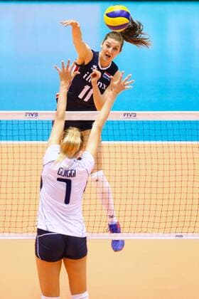Anne Buijs (NED), MAY 20, 2016 - Volleyball : Women s Volleyball World Final Qualification for the Rio de Janeiro Olympics 2016 match between Netherlands 3-0 Italy at Tokyo Metropolitan Gymnasium, Tokyo, Japan. Noxthirdxpartyxsales  (ipha022043)
