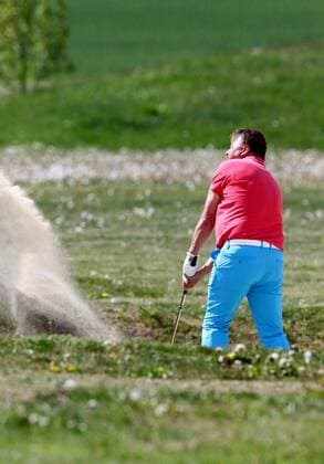 10. Thüringer Charity Open Mühlberg 20.05.16 , Mühlberg, Gut Ringhofen, 10. Thüringer Charity Open, Golf-Benefiz-Turnier, Prominente spielen Golf für den guten Zweck im Bild: Jochen Behle