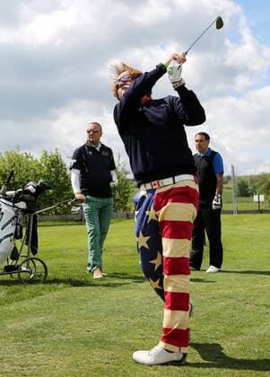 10. Thüringer Charity Open Mühlberg 20.05.16 , Mühlberg, Gut Ringhofen, 10. Thüringer Charity Open, Golf-Benefiz-Turnier, Prominente spielen Golf für den guten Zweck im Bild: Ingo Lenssen
