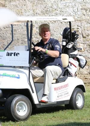 10. Thüringer Charity Open Mühlberg 20.05.16 , Mühlberg, Gut Ringhofen, 10. Thüringer Charity Open, Golf-Benefiz-Turnier, Prominente spielen Golf für den guten Zweck im Bild: Thomas Stein