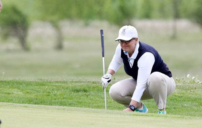 10. Thüringer Charity Open Mühlberg 20.05.16 , Mühlberg, Gut Ringhofen, 10. Thüringer Charity Open, Golf-Benefiz-Turnier, Prominente spielen Golf für den guten Zweck im Bild:Andrea Spatzek
