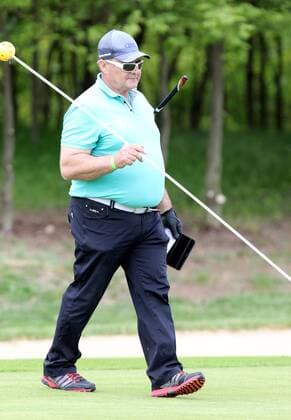 10. Thüringer Charity Open Mühlberg 20.05.16 , Mühlberg, Gut Ringhofen, 10. Thüringer Charity Open, Golf-Benefiz-Turnier, Prominente spielen Golf für den guten Zweck im Bild: Wolfgang Hoppe