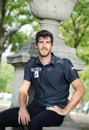 TENNIS - ATP Tennis Herren French Open 2016 PARIS,FRANCE,21.MAY.16 - TENNIS - ATP World Tour, Roland Garros, French Open, Grand Slam, photo shooting with Gerald Melzer. Image shows Gerald Melzer (AUT). GEPAxpictures xMatthiasxHauer