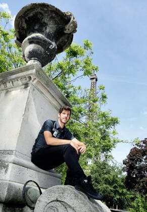 TENNIS - ATP Tennis Herren French Open 2016 PARIS,FRANCE,21.MAY.16 - TENNIS - ATP World Tour, Roland Garros, French Open, Grand Slam, photo shooting with Gerald Melzer. Image shows Gerald Melzer (AUT). GEPAxpictures xMatthiasxHauer