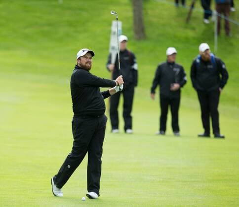 21.05.2016. The K Club, Straffan, Co. Kildare, Ireland. Dubai Duty Free Irish Open Golf Championship Round 3. Shane Lowry on the 5th hole. xPeterxFitzpatrickx  ActionPlus11739649