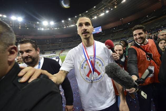 Zlatan Ibrahimovic (PSG) - Fussball Frankreich, Coupe de France, Finale, Olympique Marseille vs. Paris Saint Germain PSG - 21 05 2016 JBAutissier Panoramic 