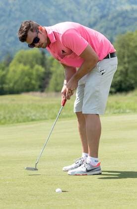GOLF - Tobias Wendl ( Rennrodler ) am 21.05.2016 während der Tobi Angerer Golf Challenge im Golf Resort Achental, Grassau, Deutschland