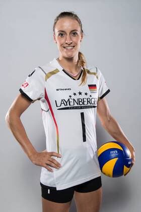 20.05.2016, Olympiastuetzpunkt, Heidelberg Volleyball, Fotoshooting Nationalmannschaft Frauen Lenka Dürr Duerr ( 1 GER)