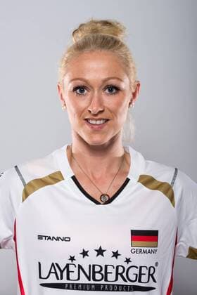 20.05.2016, Olympiastuetzpunkt, Heidelberg Volleyball, Fotoshooting Nationalmannschaft Frauen Mareike Hindriksen ( 2 GER)