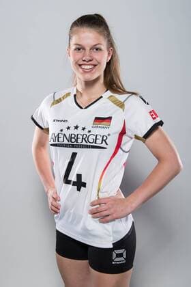 20.05.2016, Olympiastuetzpunkt, Heidelberg Volleyball, Fotoshooting Nationalmannschaft Frauen Sophie Dreblow ( 4 GER)