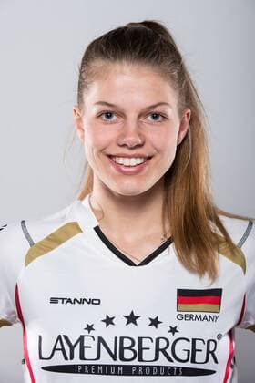 20.05.2016, Olympiastuetzpunkt, Heidelberg Volleyball, Fotoshooting Nationalmannschaft Frauen Sophie Dreblow ( 4 GER)