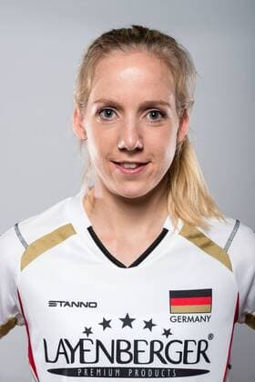 20.05.2016, Olympiastuetzpunkt, Heidelberg Volleyball, Fotoshooting Nationalmannschaft Frauen Jana Franziska Poll ( 5 GER)