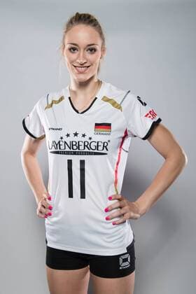 20.05.2016, Olympiastuetzpunkt, Heidelberg Volleyball, Fotoshooting Nationalmannschaft Frauen Louisa Lippmann ( 11 GER)