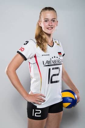 20.05.2016, Olympiastuetzpunkt, Heidelberg Volleyball, Fotoshooting Nationalmannschaft Frauen Hanna Orthmann ( 12 GER)