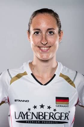 20.05.2016, Olympiastuetzpunkt, Heidelberg Volleyball, Fotoshooting Nationalmannschaft Frauen Lena Möllers Moellers ( 15 GER)