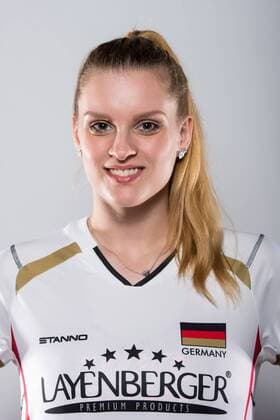 20.05.2016, Olympiastuetzpunkt, Heidelberg Volleyball, Fotoshooting Nationalmannschaft Frauen Annegret Hölzig Hoelzig ( 19 GER)