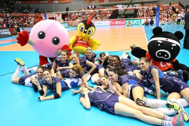 Italy Women s team group Mannschaftsbild Totale MAY 22, 2016 - Volleyball : Women s Volleyball World Final Qualification for the Rio de Janeiro Olympics 2016 match between Italy 3-0 Kazakhstan at Tokyo Metropolitan Gymnasium, Tokyo, Japan. Noxthirdxpartyxsales  (mrva125929)