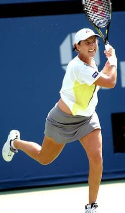 Jan. 1, 2011 - K26036AR SD0903.2002 US OPEN TENNIS TOURNAMENT IN FLUSHING MEADOW PARK, QUEENS, NEW YORK CITY. ANDREA RENAULT 2002..MONICA SELES US OPEN AR - ZUMAg49_