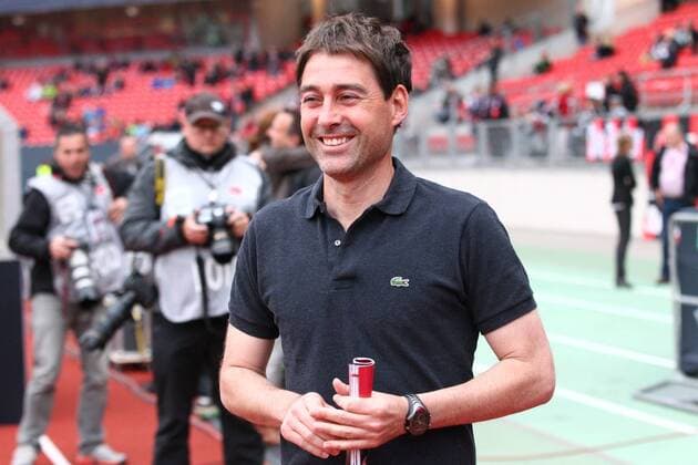 23.05.2016 - Fussball - Saison 2015 2016 - Relegation - Rückspiel - 1. Bundesliga 2. Bundesliga - 1. FC Nürnberg Nuernberg FCN Club - SG Eintracht Frankfurt SGE - MaWi - Rene Weiler (Trainer 1.FC Nürnberg FCN) - vor Spielbeginn Einzelbild
