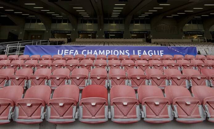 Fußball, Champions League Finale, Giuseppe Meazza Stadion in Mailand Italy: Giuseppe Meazza stadium - Champion League Giuseppe Meazza stadium (also known as San Siro) will host the Champions League final between Real Madrid Cub de Futbol and Club Atletico De Madrid  NicolòxCampo