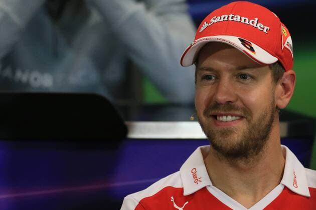 Formel 1, GP von Monaco, PK 25.05.2016. Monaco, Monte Carlo. Formula 1 Grand Prix, drivers arrival and press conference PK Pressekonferenz day. Scuderia Ferrari & x2013; Sebastian Vettel xLeannexBoonx  ActionPlus11741437