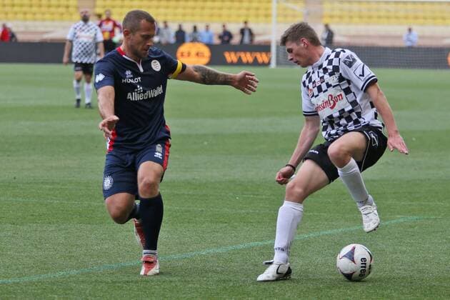 Formel 1, GP von Monaco, Charity Football Match Monaco Grand Prix, Monte Carlo 25 - 29 May 2016 Max Verstappen (NLD) Red Bull Racing at a charity football match. 24.05.2016. 