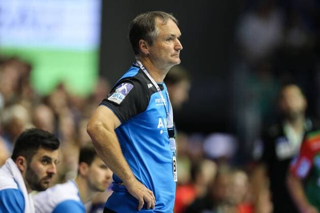 Trainer Thomas König (TVB 1898 Stuttgart) - Handball Bundesliga Saison 2015-2016 Punktspiel SC Magdeburg vs. TVB 1898 Stuttgart in der GETEC Arena in Magdeburg - Deutschland, Handball, Mann, Maenner,22.05.2016