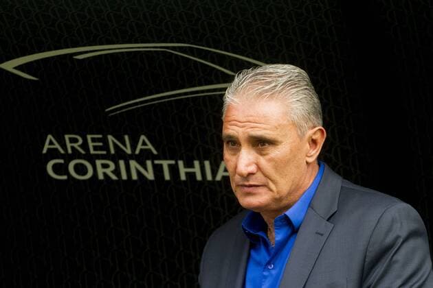 Corinthians x Ponte Preta SAO PAULO, Brazil - 05 26 2016: CORINTHIANS X BLACK BRIDGE - Tite during the match between Corinthians and Ponte Preta held at the Arena Corinthians, East Zone of S?o Paulo. Match is valid for the 3rd round of the Brasileir?o Chevrolet 2016. (Photo: Marco Galv?o FotoArena)  MarcoxGalv?o