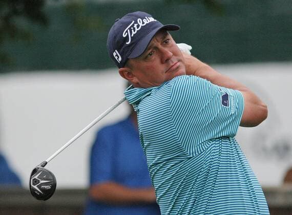 Golf, ProAm Turnier in Fort Worth May 26, 2016 - Fort Worth, TX, USA - Jason Duffer hits his tee shot on No. 10 during round one of the Dean & DeLuca Invitational at Colonial Country Club, Thursday, May 26, 2016 in Fort Worth, Texas. Dean & DeLuca Invitational - ZUMAm67_