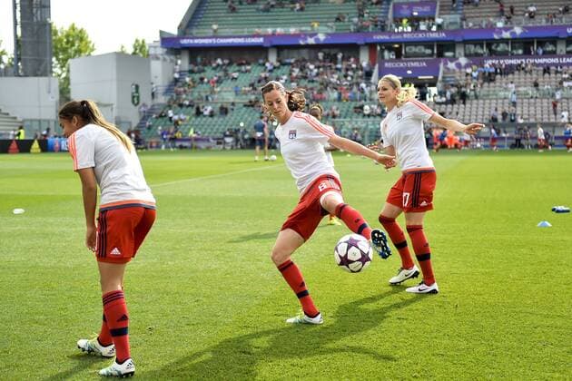 160526 Lyons Lotta Schelin - Champions League Finale - VfL Wolfsburg und Olympique Lyon - 26. Mai 2016 in Reggio Emilia.  Copyright: CARLxSANDIN BB160526CS006