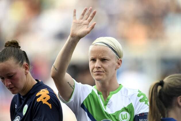 160526 Wolfsburgs Nilla Fischer - Champions League Finale - VfL Wolfsburg und Olympique Lyon - 26. Mai 2016 in Reggio Emilia.  Copyright: CARLxSANDIN BB160526CS016