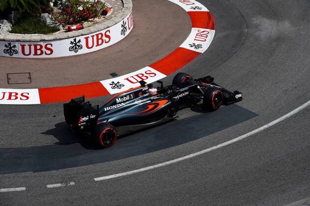Jenson Button, McLaren Honda, formula 1 GP, Monaco 26.05.2016 Photo:mspb Jerry Andre Jenson Button, formula 1 GP, Monaco