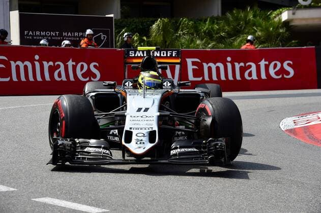 Sergio Perez, Sahara Force India F1, formula 1 GP, Monaco 26.05.2016 Photo:mspb Jerry Andre Sergio Perez, formula 1 GP, Monaco