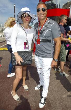 Themen der Woche - Sport Bilder des Tages SPORT Monaco, Monte Carlo - May 26, 2016: FIA Formula One World Championshipwith with RTL Host Kai Ebel and wife Mila Wiegand Monaco F1 Grand Prix