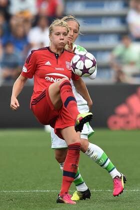 Ada Hegerberg Lyon, Babett Peter Wolfsburg Reggio Emilia 26-05-2016 VfL Wolfsburg - Olympique Lyon Women s Champions League Final Frauenfussball Damen andreaxstaccioli