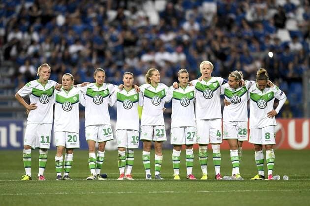 Fußball, Damen, Champions League Finale, VfL Wolfsburg - Olympique Lyon 160526 Wolfsburgs Elfmeterschiessen Champions League Finale Damen - VfL Wolfsburg - Olympique Lyon 26. mai 2016 Reggio Emilia.  Copyright: CARLxSANDIN BB160526CS071