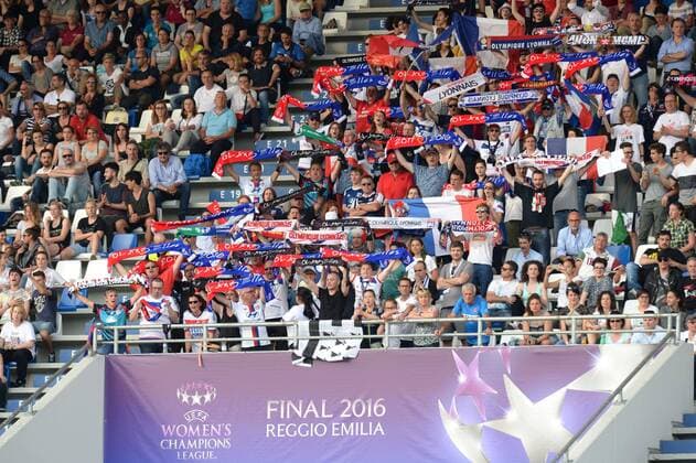 Fußball, Damen, Champions League Finale,Olympique Lyon Football - soccer: UEFA Women s Champions League 2015 2016, Final 2016, Olympique Lyon, lyon fans xHOCHxZWEIx xItalyxPhotoxPressx 