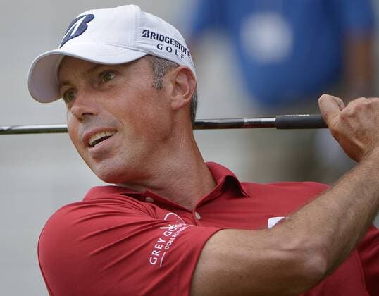 Golf, ProAm Turnier in Fort Worth May 26, 2016 - Fort Worth, TX, USA - Matt Kuchar on the 6th tee during the first round of the Dean & DeLuca Invitational at Colonial Country Club in Fort Worth, Texas, on Thursday, May 26, 2016. Dean & DeLuca Invitational - ZUMAm67_