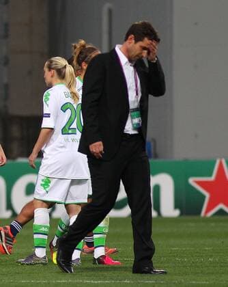 Wolfsburg vs Lyon, CL Frauen, Finale Reggio Emilia, Italien 26.05.2016, FUßBALL - VfL Wolfsburg vs Olympique Lyon, Finale, UEFA Frauen Champions League, Mapaei Stadium, Saison 2015 16. Bild zeigt: Cheftrainer Ralf Kellermann (VfL Wolfsburg) Reggio Emilia