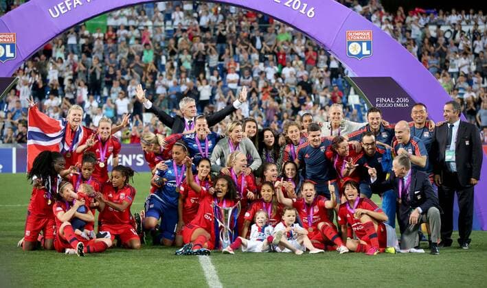 Reggio Emilia, Stadio CittÃ del Tricolore, 26.05.2016, Fussball - Frauen - Champions League - Finale - VfL Wolfsburg - Olympique Lyon Bild: Olympique Lyon ist Champions League-Sieger 2015 16