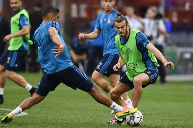 Mailand 27 05 2016 - Champions League, Training Real Madrid: Gareth Bale 