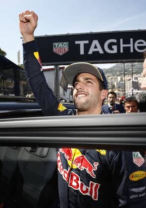 Motorsports: FIA Formula One World Championship WM Weltmeisterschaft 2016, Grand Prix of Monaco, 3 Daniel Ricciardo (AUS, Red Bull Racing), xHOCHxZWEIx
