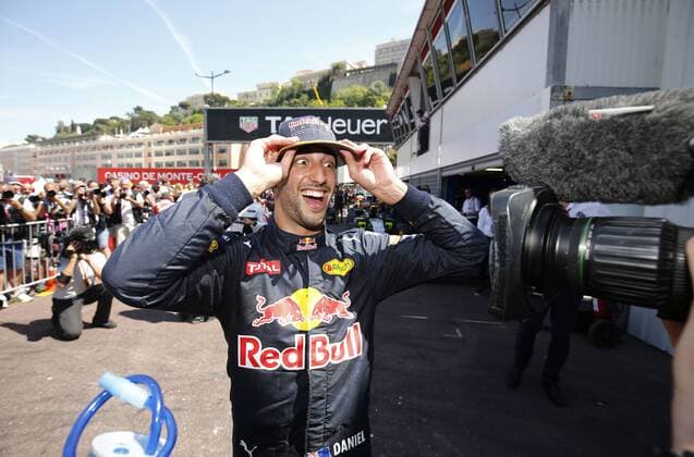 Motorsports: FIA Formula One World Championship WM Weltmeisterschaft 2016, Grand Prix of Monaco, 3 Daniel Ricciardo (AUS, Red Bull Racing), xHOCHxZWEIx