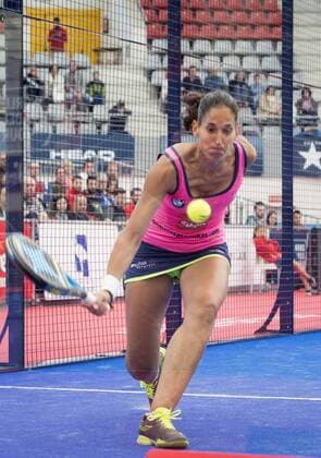 María Pilar Sanchez Alayeto during the women s semifinal game against Gemma Triay and Lucia Sanz in the World Padel Tour Madrid Open in Las Rozas, close to Madrid, 28 May 2016. WOMEN SEMFINAL !ACHTUNG: NUR REDAKTIONELLE NUTZUNG!  GRA073 20160528-636000560448940900